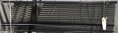 50&quot; x 14&quot; - Metal Mini Blind - Black