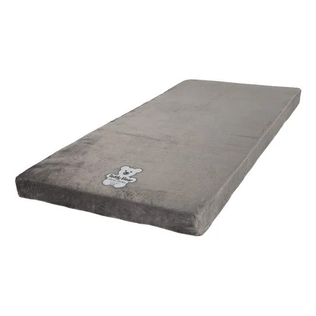 Teddy Bear Bunk Mattress - Gray - 74&quot; x 38&quot; x 3&quot; - No Cut