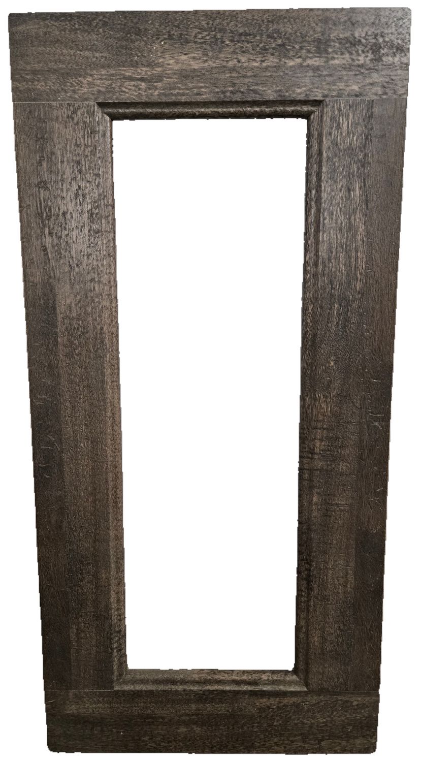 10&quot; x 21&quot; Cabinet Door - Rustic Brown - Frame