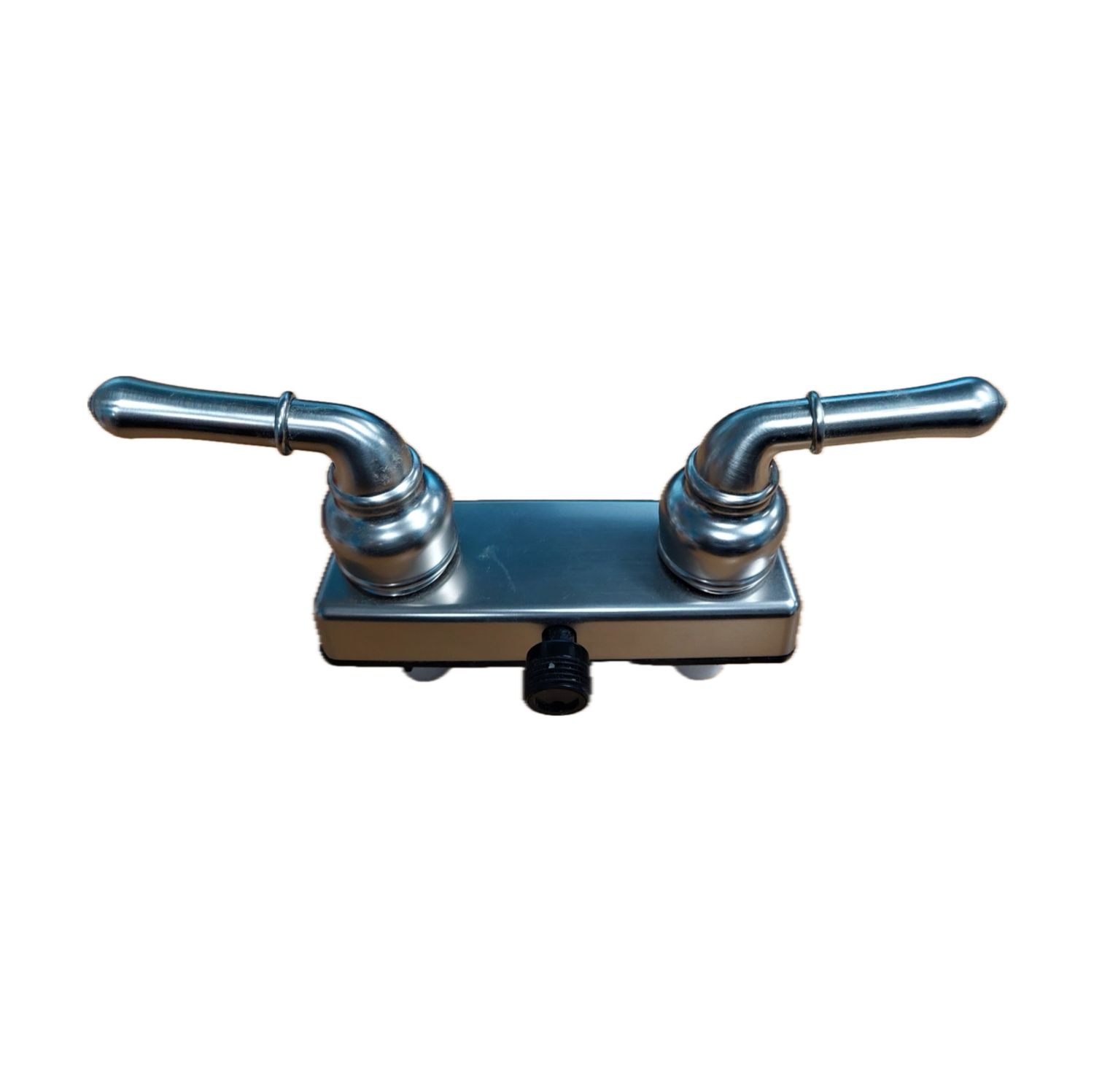 Empire Shower Diverter Faucet -  Nickel Euro Style Teapot Handles