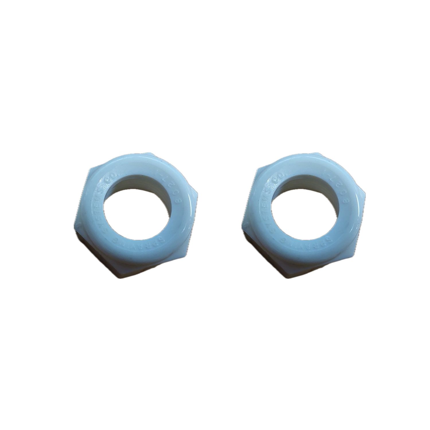 Spraying Systems CO. 8027-1-NYB Nylon Cap TeeJet White 2 Pack
