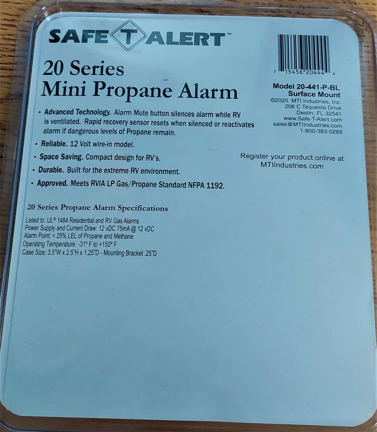 MTI Propane Leak Detector - Black