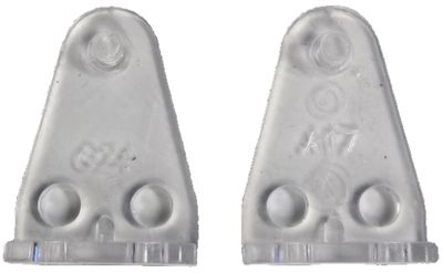 Levolor Trim+Go 2-Piece Universal Brackets - Clear