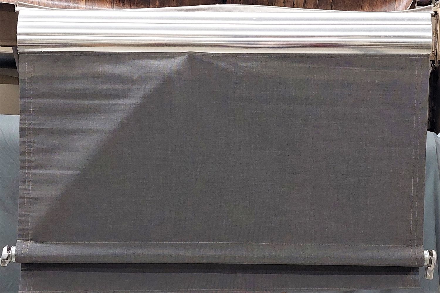 Rear Window Awning Airstream Charcoal 55&quot; With Rails