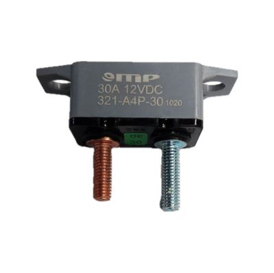 Shortstop 30 amp 12vdc  Auto Reset Breaker - 10-32 Screw Stud Terminal