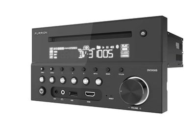 Furrion Stereo  DV3100S AM/FM/CD/DVD/BT w/Remote - Wiring Harness - 2-Zone