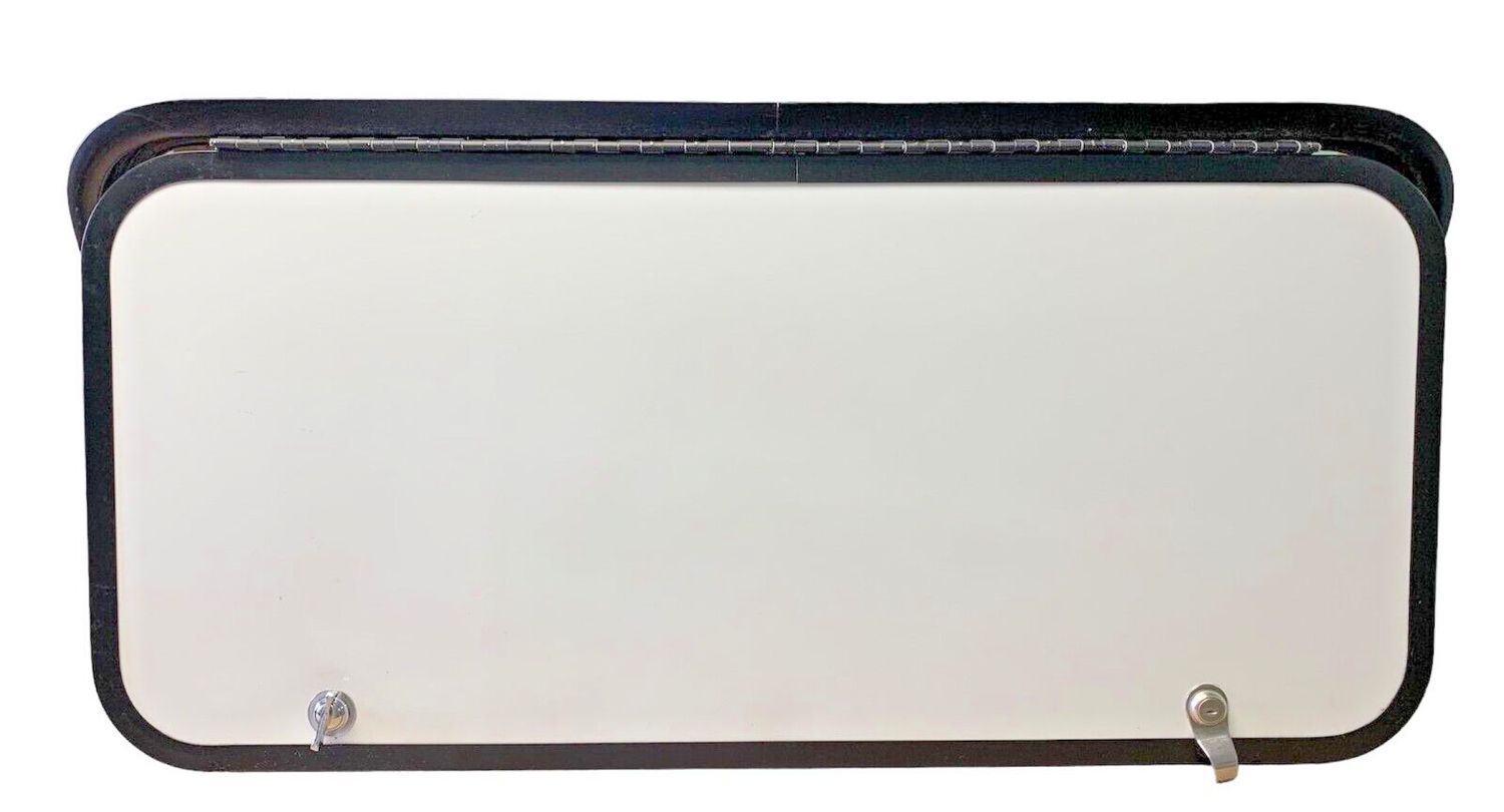 32&quot; x 15&quot; Baggage Door - White with Black Trim