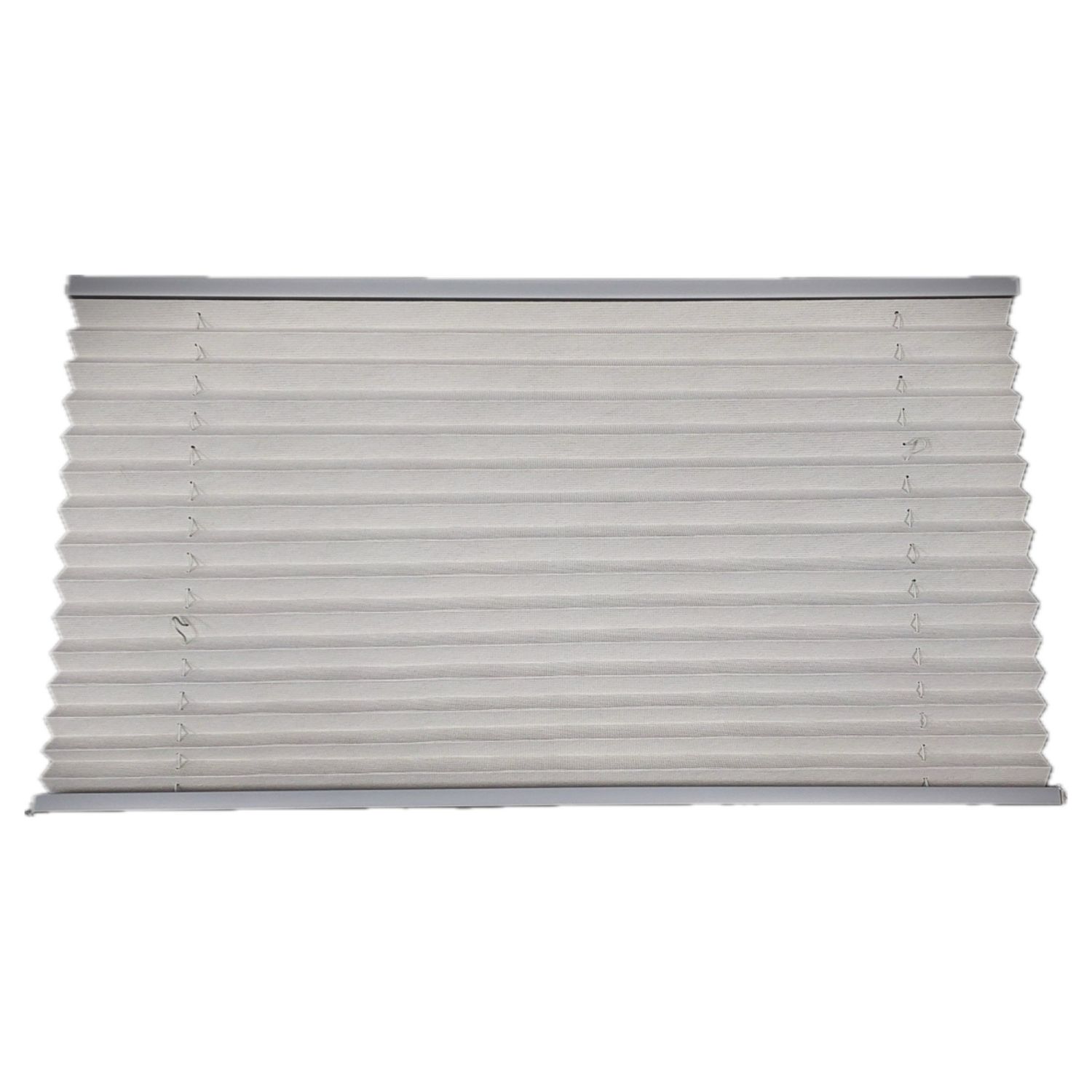 32&quot; x 22&quot; Pleated Cloth Night Shade - Grey