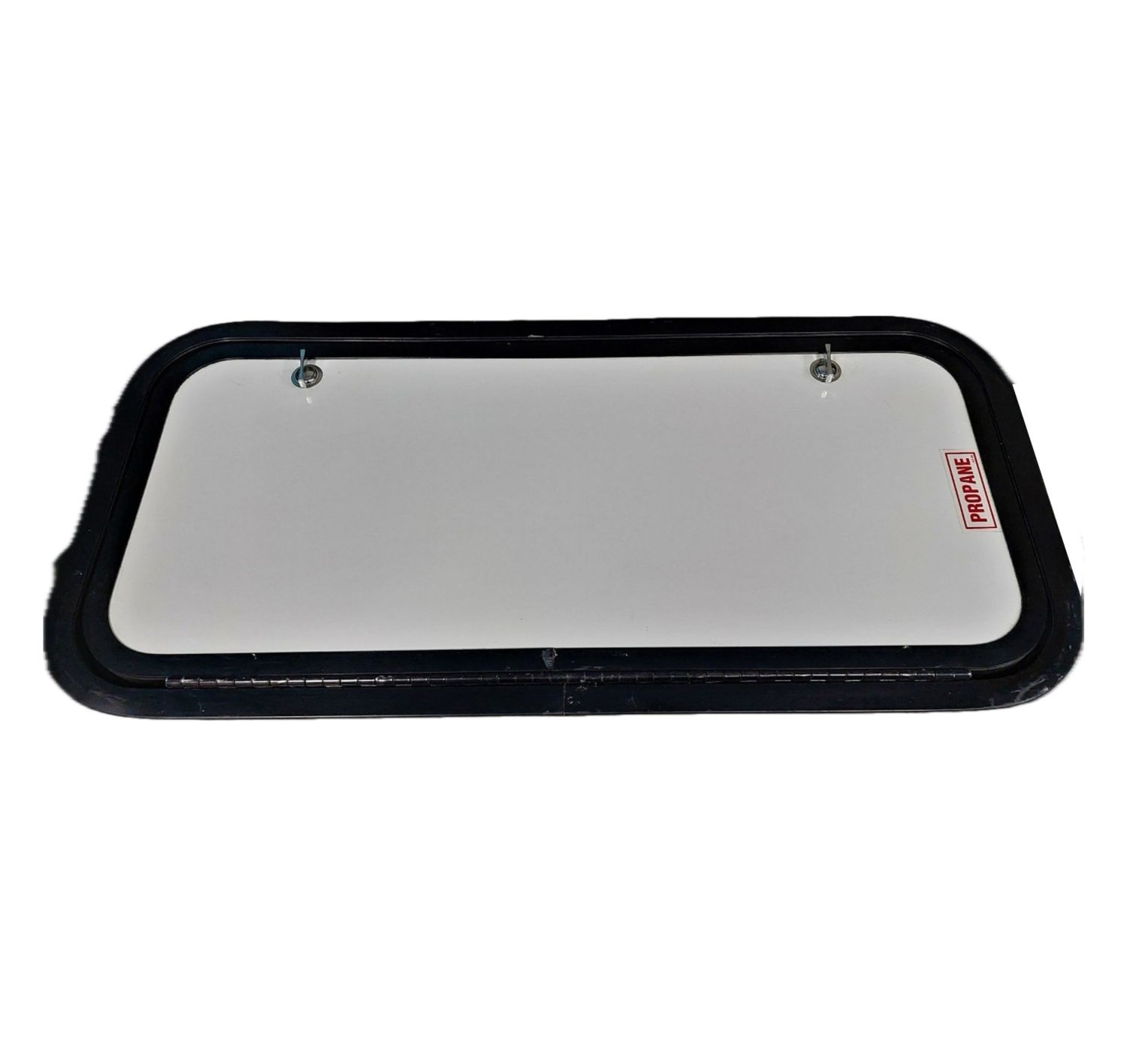 14&quot; x 30&quot; Baggage/Propane Door - White with Black Trim
