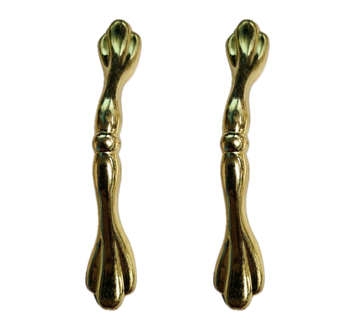 Cabinet Drawer Pull Vintage with Gold Finish