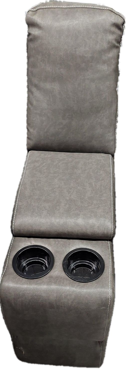 Lippert RV Center Console for Theater Seating Recliner or Sofa - Faux Leather/ Vinyl