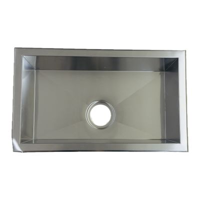 Lippert Single Basin Kitchen Sink - 25" x 15" x 7" - Stainless Steel