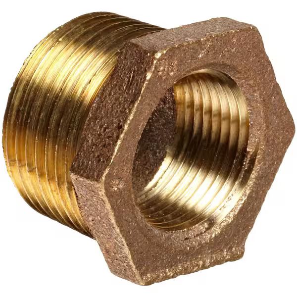 Brass Bushing - 1&quot;M x ¾&quot;F