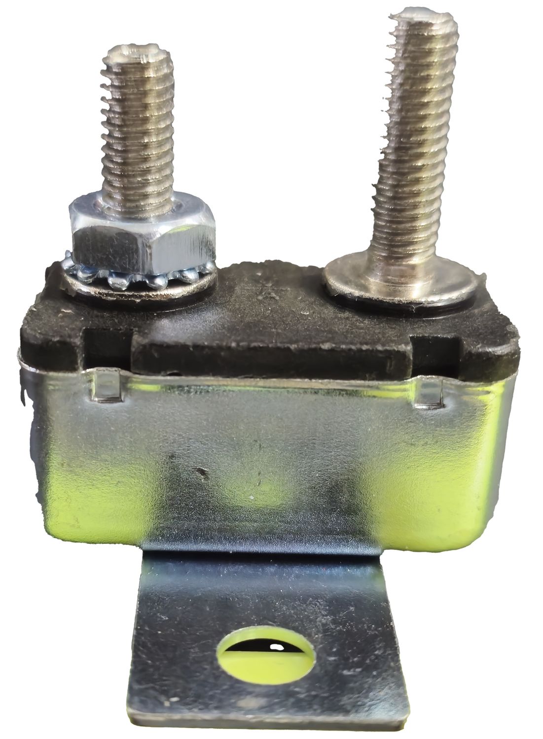 30 Amp 12VDC Auto Reset Breaker - Screw Stud Terminal - Metal