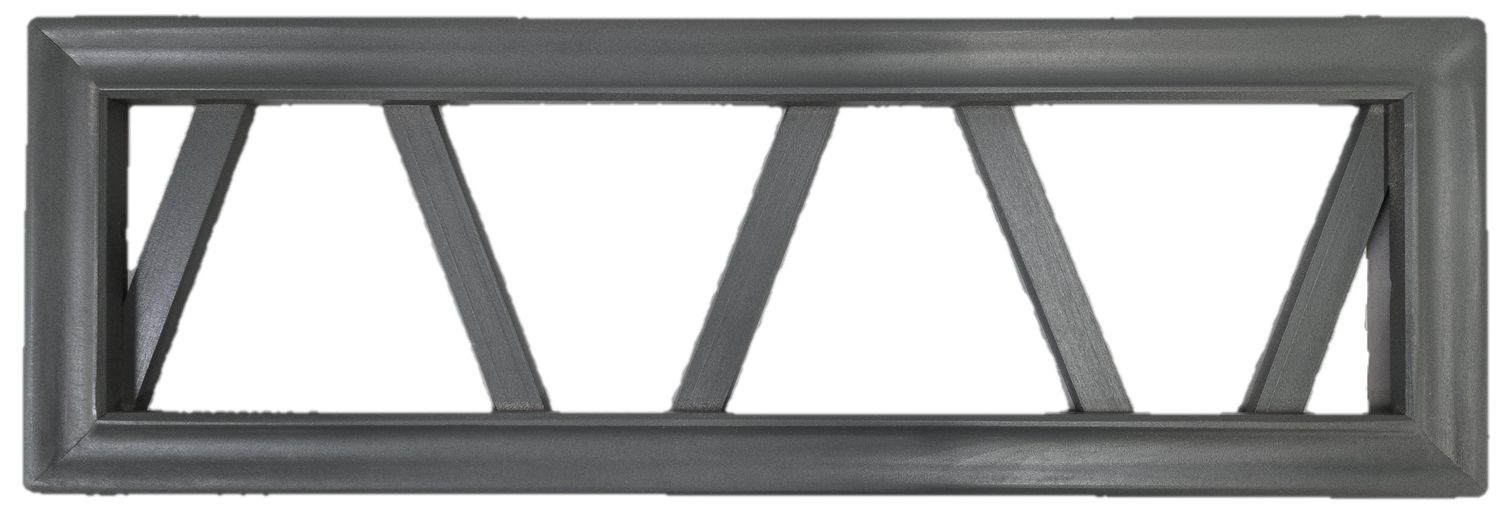 21 1/4&quot; x 7&quot; Key Stone Lattice Wine Rack
