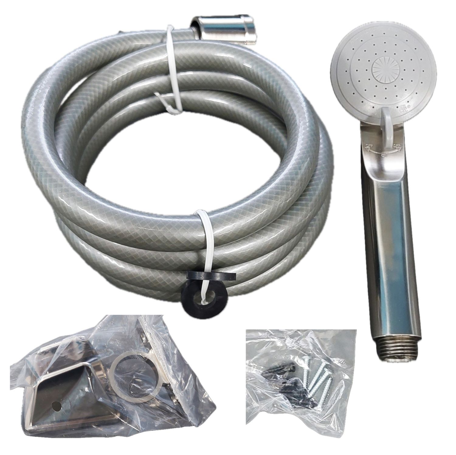 Brushed Satin Nickel RV Shower Assembly
