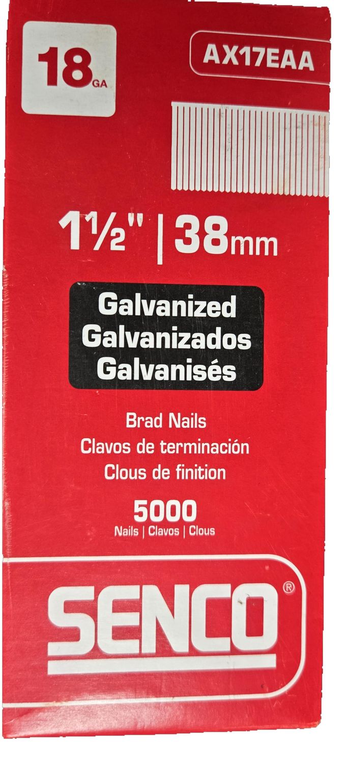 Senco 1 1/2&quot;-38MM - 18ga - Galvanized Brad Nails