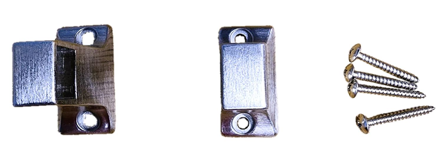 Brushed Nickel Towel Bar End Brackets