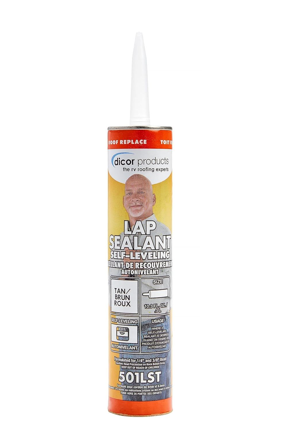 Dicor 501LST Tan/Brun/Roux Self-Leveling Sealant