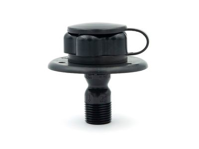 B&amp;B Molders -  Fresh Water Inlet With Flange - Black 94217