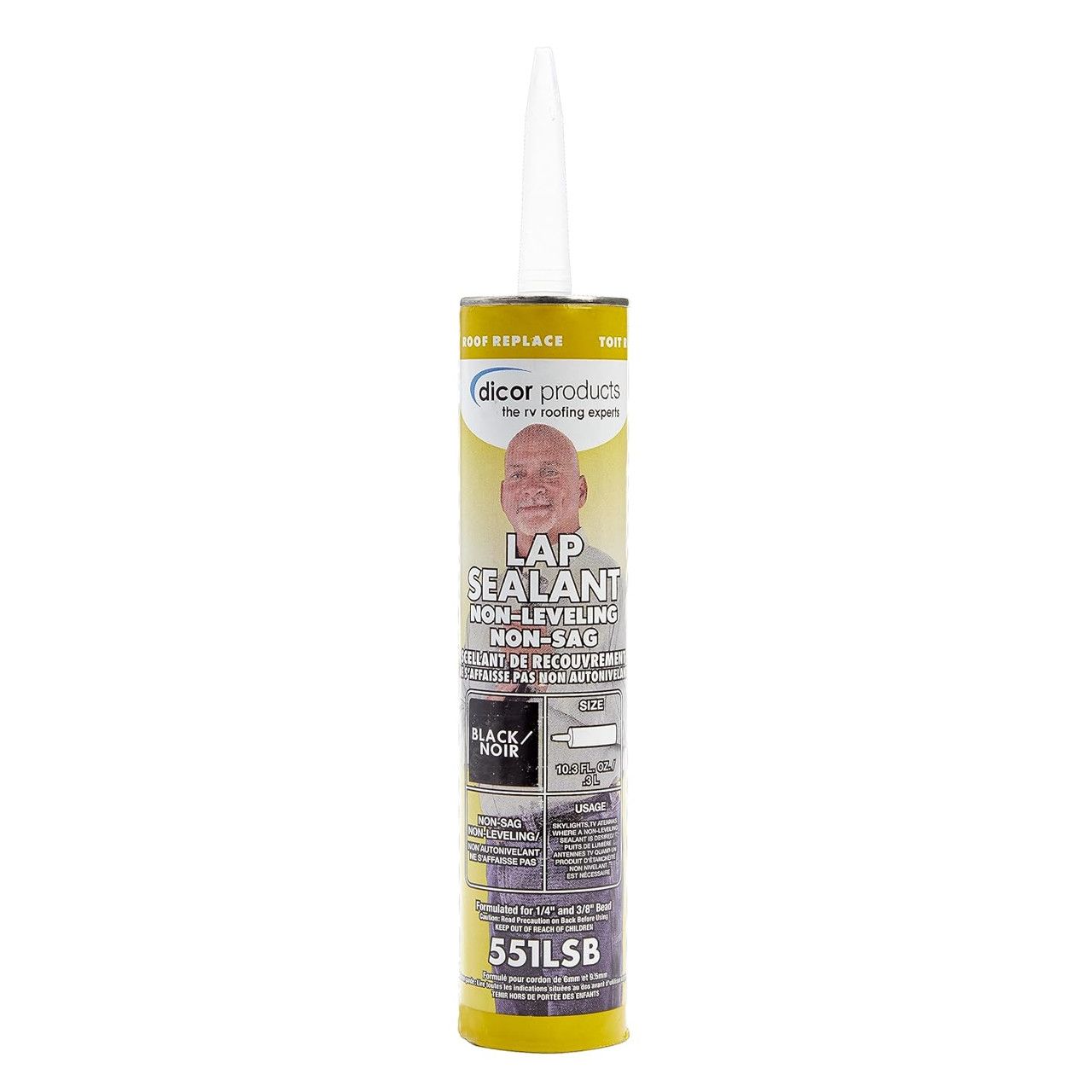 Dicor 551LSB Black Non-Levelling Sealant