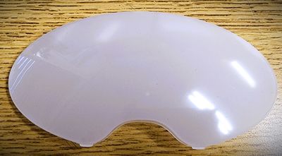 Dream Lighting Replacement Lens - 6&quot; x 3 1/2&quot; - Opaque