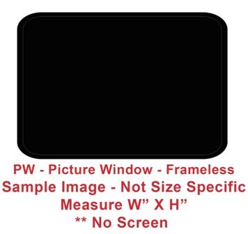 18&quot; x 22&quot; Picture Window - Clear