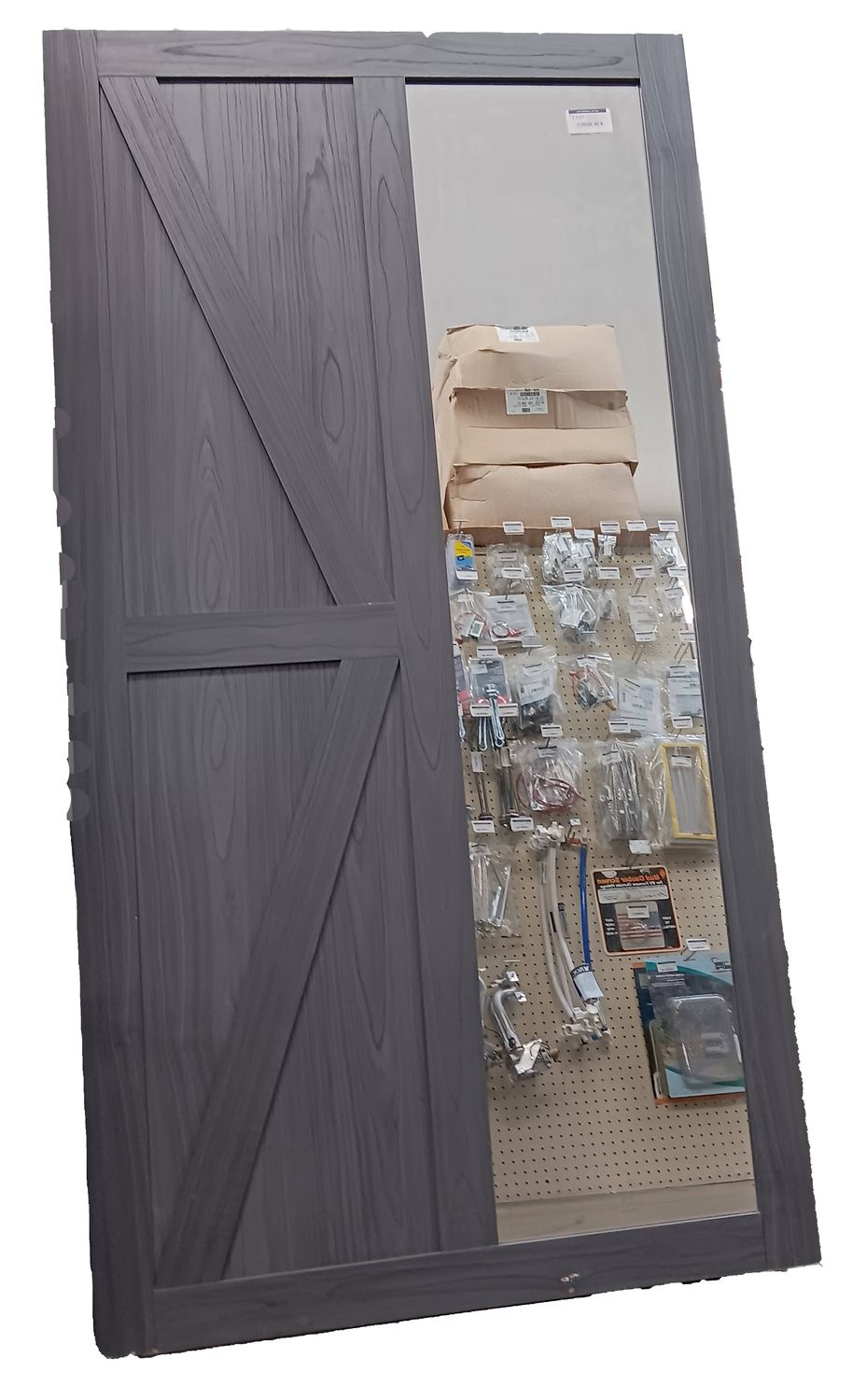 Interior Passage Door with Plexiglas Mirror Insert
