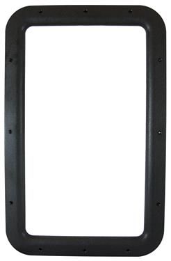 15 3/4&quot; x 24 3/4&quot; Entry Door Window Frame - Black