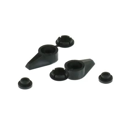 RV Designer - Shower Door Catch - Black - Plastic - Set of 2