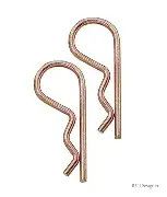 RV Designer Pin Clip - 5/8&quot; - Zinc Plated Spring Steel - 2 pack - PN H404