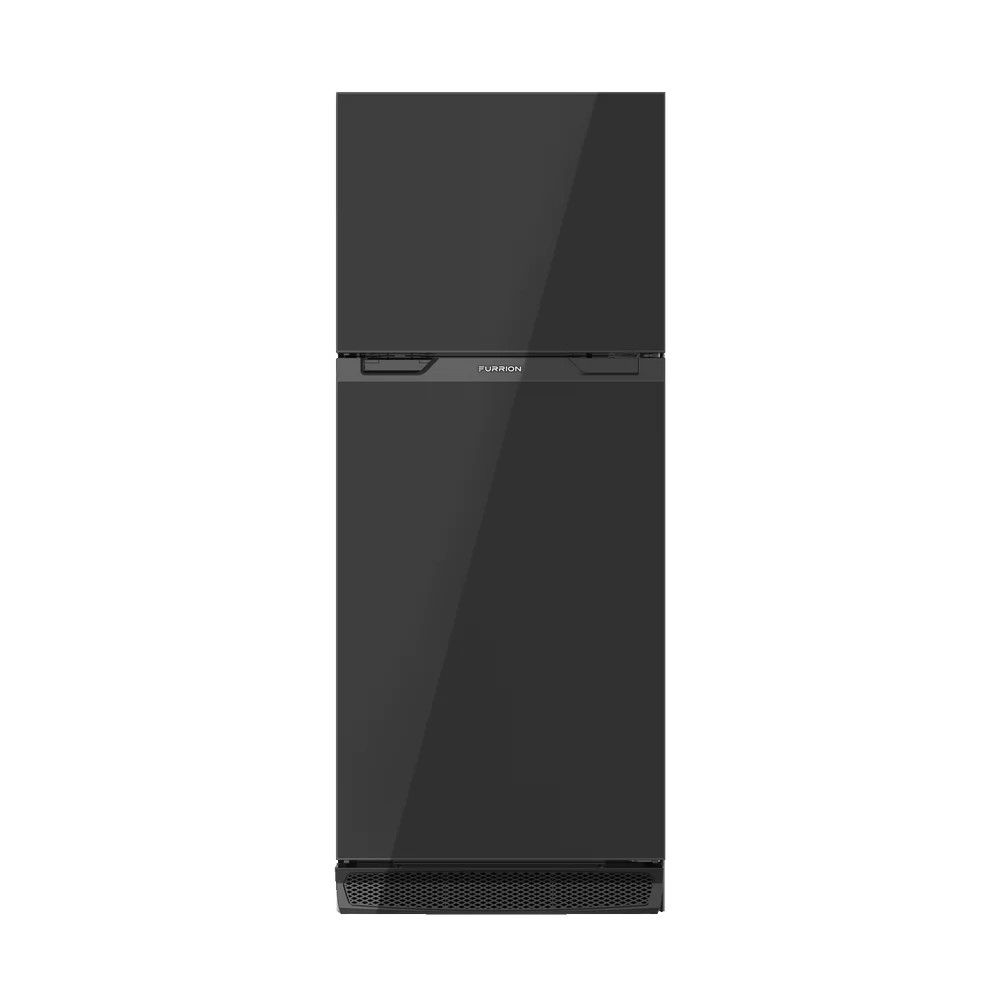 Furrion Arctic 12V Refrigerator - 10 cu. ft. - Black Glass Front
