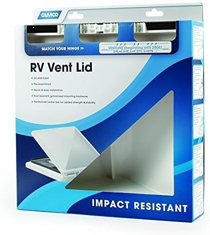 Camco 40151 - Roof Vent Lid - 14&quot; x 14&quot; - Ventline