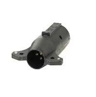 Pollak 7-Way RV to 6-Way Round Adapter (Auxiliary Pin in Center) - PNP729