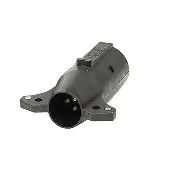 Pollak 7-Way RV to 6-Way Round Adapter (Brake Pin in Center) - PN P719