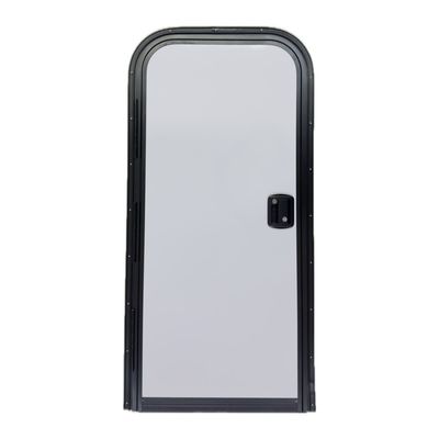 22&quot; x 48&quot; Bicycle/Baggage Door - Left Hinge - White with Black Frame