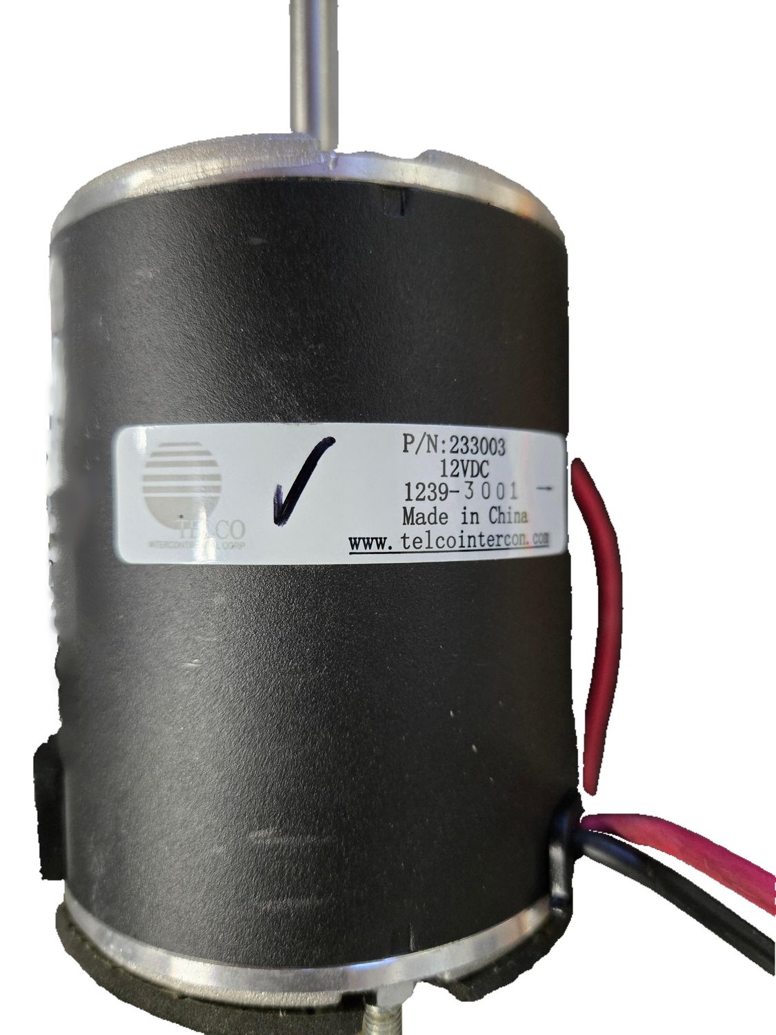 Suburban Furnace Motor for SF Series with Combustion Wheel