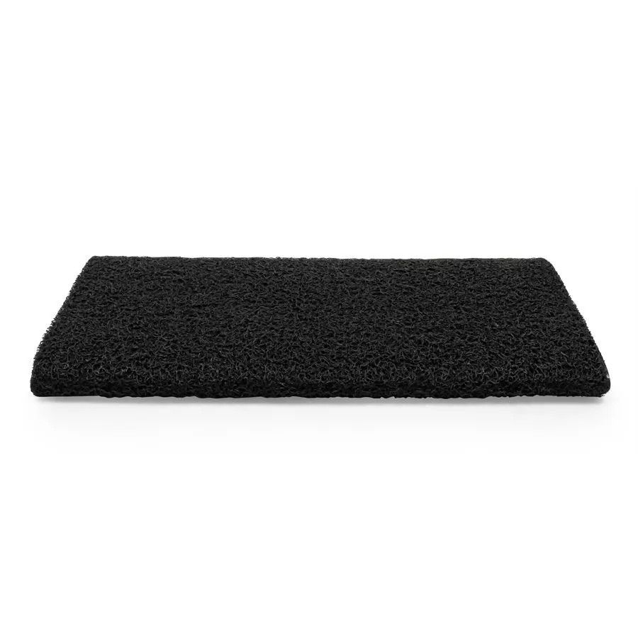 Camco - Scrub Rug Premium Step Rug - 22&quot; x 23&quot; - Black