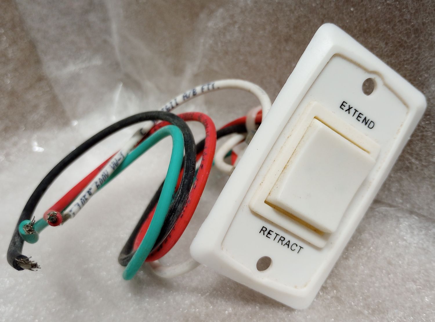Lippert - Replacement Power Switch for High-Speed Power Stabilizer Jack - White