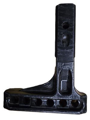 2" Heavy Duty 6" Adjustable Steel Drop Hitch