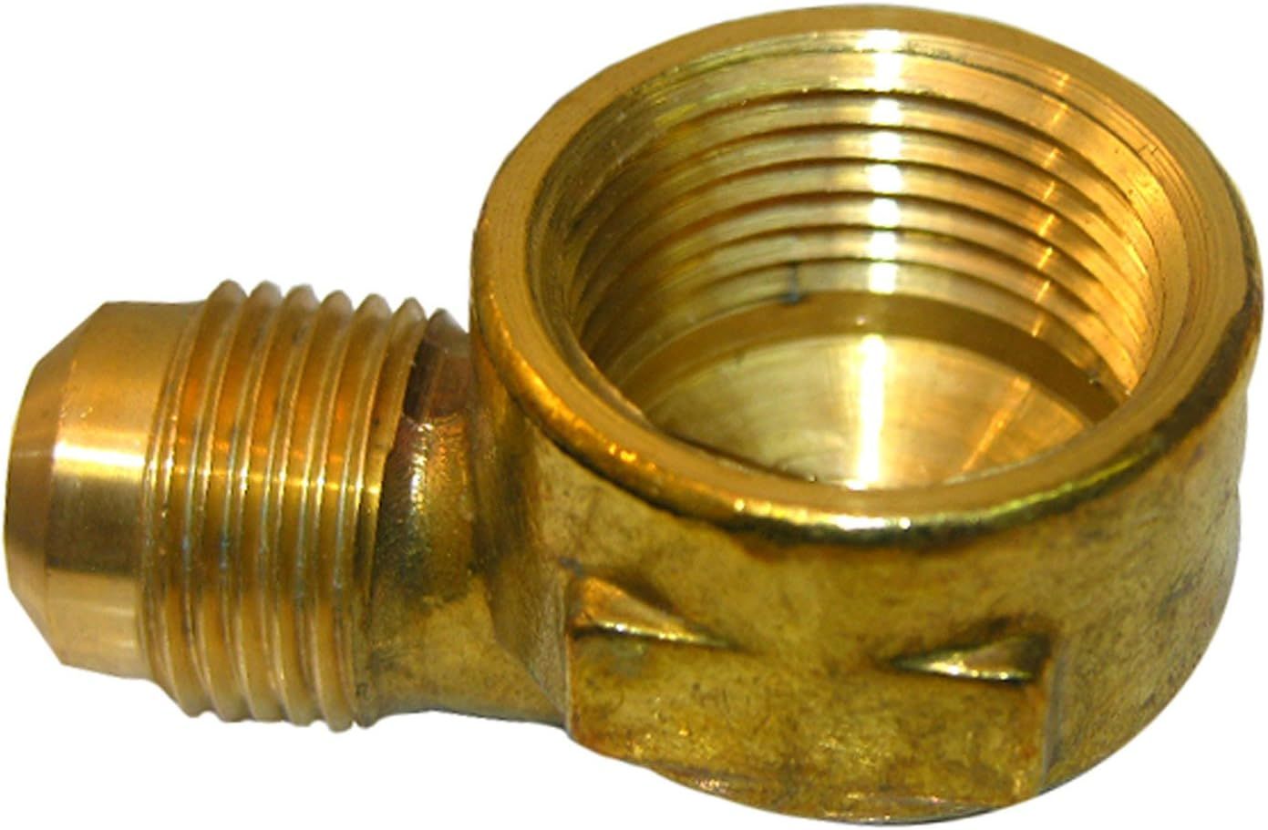 1/2 in. Flare X 1/2 in. D FPT Brass 90 Degree Elbow