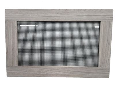 23&quot; x 15&quot;  - Cabinet Door - Gray - Woodgrain - with Glass