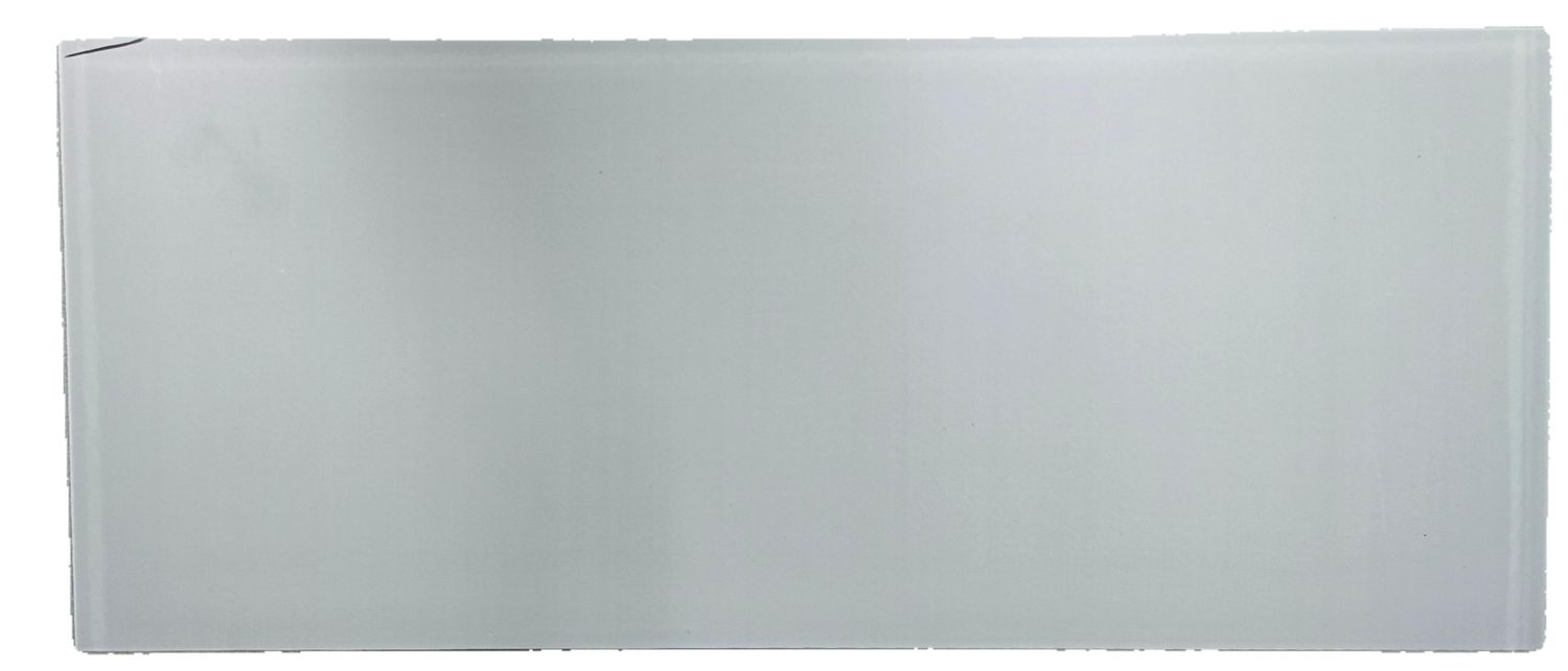 Glass - 5½&quot; x 13&quot; x ⅛&quot; - Tempered Clear - Off-White