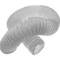 1 13/16&quot;  White Polyethylene Flexible Vent Hose