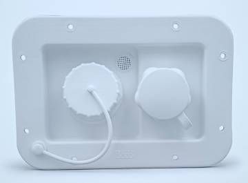 Valterra Gravity/ City Water Inlet Hatch Kit - White
