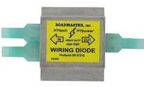 Roadmaster 790 Diode Prevents Electrical Vehicle Feedback