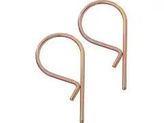 RV Designer Spring Clip - 5/32&#39; x 2 7/8&quot; - Zinc Plated Spring Steel - 2 pack