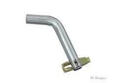 RV Designer Permanent Hitch Pin - Zinc Chromate Steel - 2 5/8" Usable Length