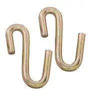 RV Designer Trailer Safety Chain Hook - 3/8&quot; - Set of 2