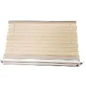 32&quot; x 48&quot; Pleated Cloth Night Shade - Suede